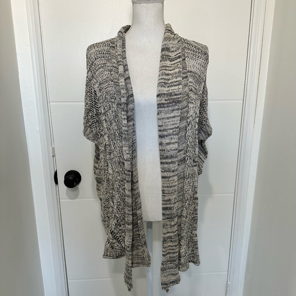 Oversized shawl sweater size small